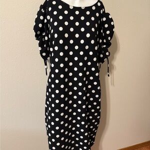 Shelby & Palmer Black and White Polka Dot Dress